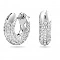 la-ore-e-ori-orecchini-a-cerchio-dextera--pavé--bianco--placcato-rodio-swarovski-5618306