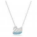 la-ore-e-ori-pendente-swarovski-iconic-swan--cigno--piccolo--blu--placcato-rodio-swarovski-5512094